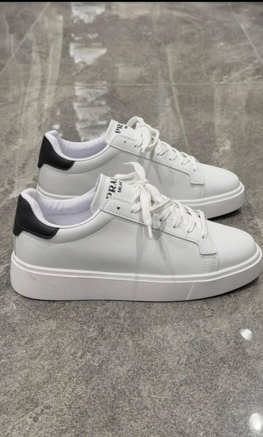 PRADA SNEAKERS WHITE/ BLACK